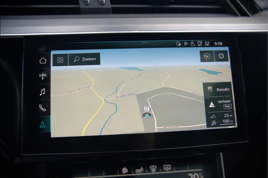Audi e-tron 55 quattro Business edition 95 kWh S-Line | Panoramadak | Bang & Olufsen | Stoelkoeling | Stoelverwarming | Massage | Head-Up Display | 360 Camera | Matrix LED | Luchtvering | Nachtzicht | Memory Seats | Elektrisch Verstelbare Stoele