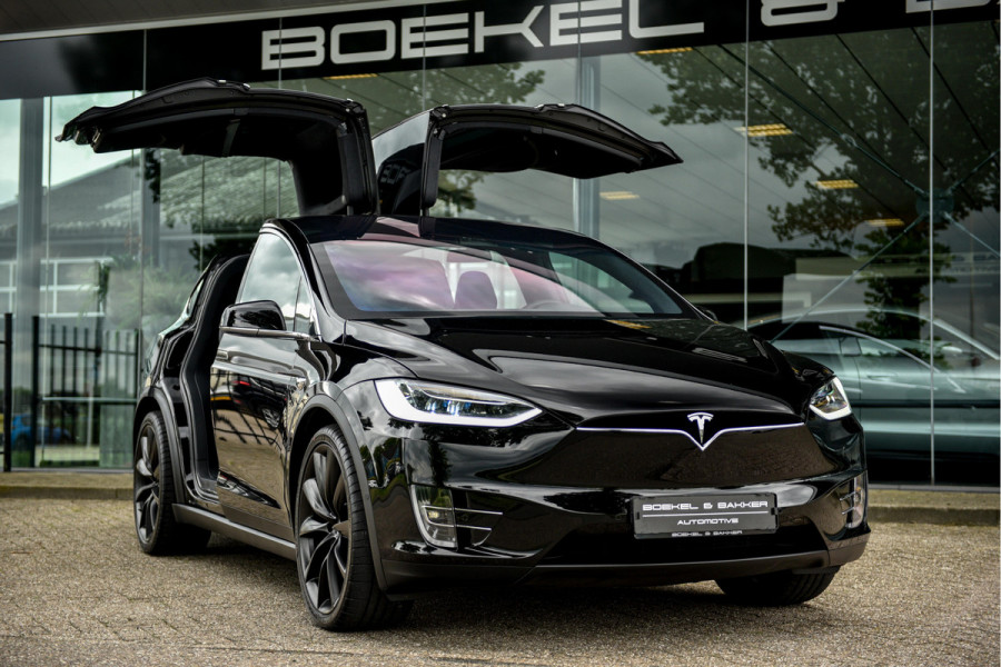 Tesla Model X 100D 6p. ** 22inch ** Autopilot ** Carbon ** Trekhaak Rijbereik tot 565km (WLTP)