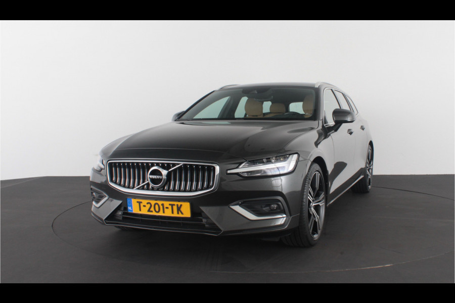 Volvo V60 2.0 T4 Inscription > 190pk/Memory/Leer/19inch/PINE GREY & Moritz Amber...