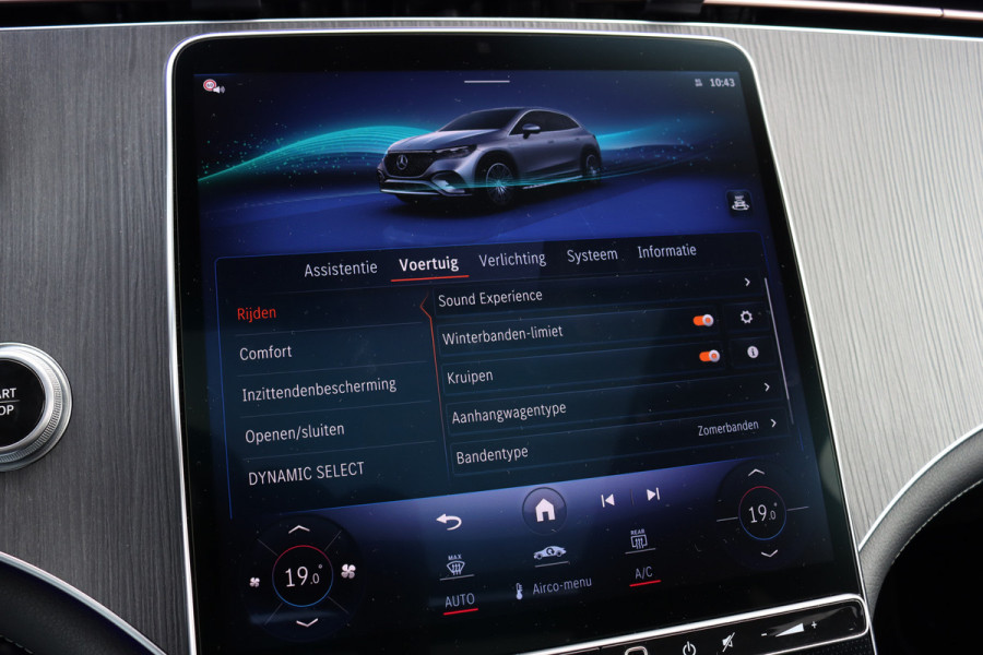 Mercedes-Benz EQE SUV 350 4Matic AMG Line 91 kWh | Distronic+ | Memory | Panoramadak | Digital Light | Stoelventilatie | Burmester | Warmtepomp | Keyless Go | Augmented Reality |