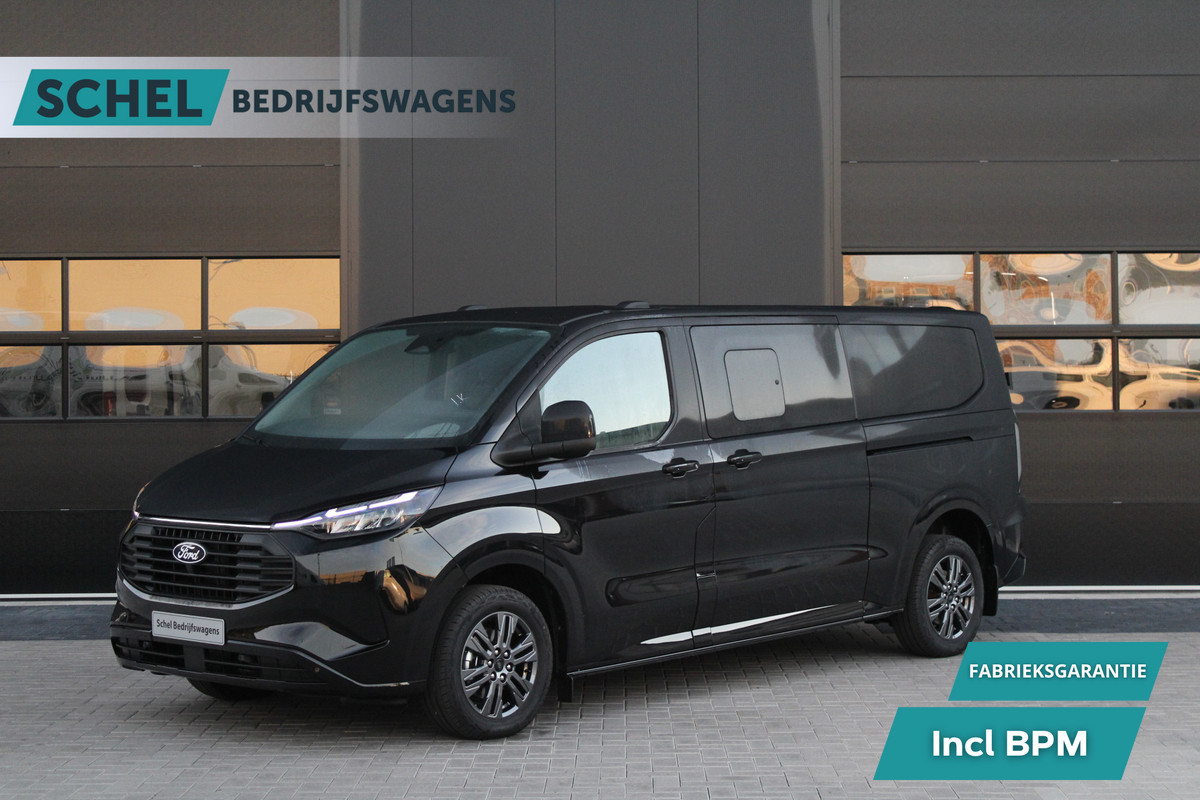 Ford Transit Custom 320 2.5 PHEV L2H1 Limited 232pk 8 Zits - 2x Schuif - Adaptive Cruise - Klimaat achterin - Keyless - Stoel/Stuurverwarming - Excl