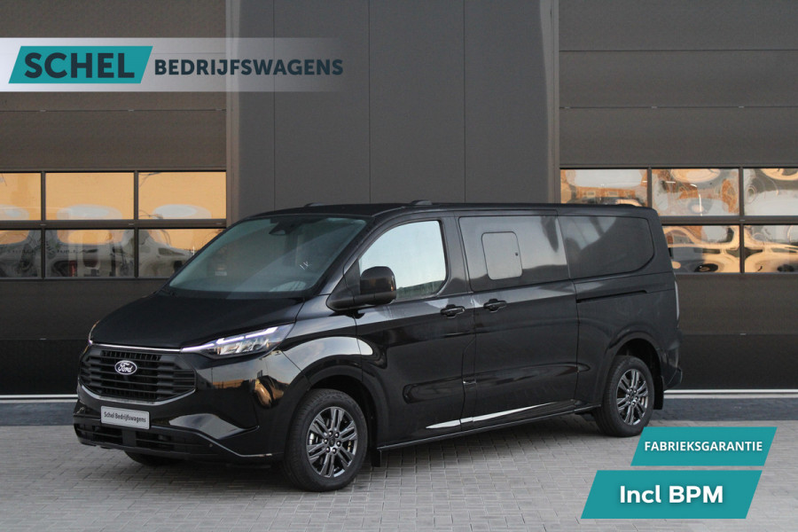 Ford Transit Custom 320 2.5 PHEV L2H1 Limited 232pk 8 Zits - 2x Schuif - Adaptive Cruise - Klimaat achterin - Keyless - Stoel/Stuurverwarming - Excl