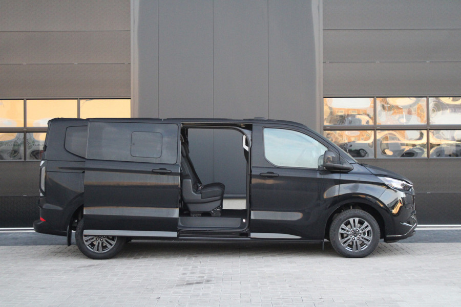 Ford Transit Custom 320 2.5 PHEV L2H1 Limited 232pk 8 Zits - 2x Schuif - Adaptive Cruise - Klimaat achterin - Keyless - Stoel/Stuurverwarming - Excl