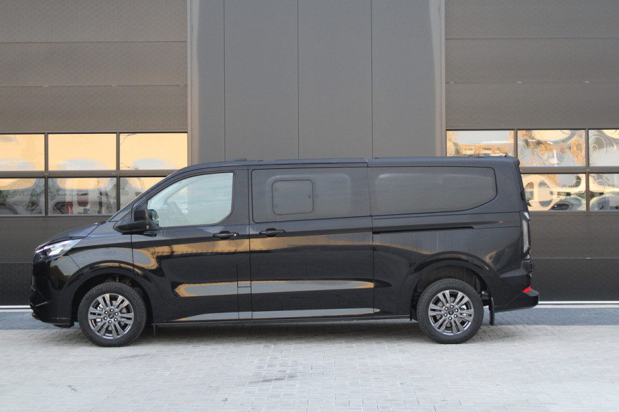 Ford Transit Custom 320 2.5 PHEV L2H1 Limited 232pk 8 Zits - 2x Schuif - Adaptive Cruise - Klimaat achterin - Keyless - Stoel/Stuurverwarming - Excl