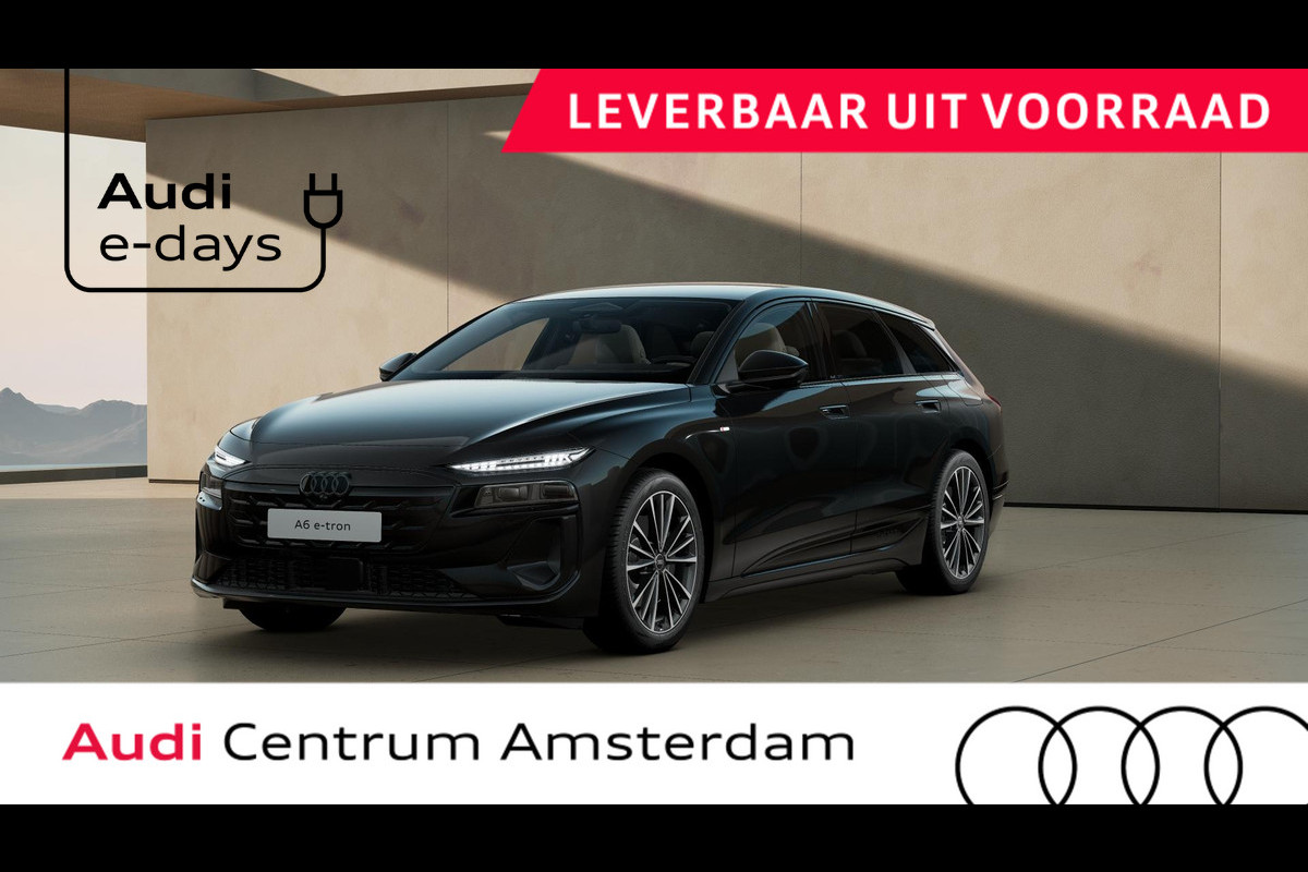 Audi A6 Avant e-tron Advanced edition 100kWh 270 kW / 367 PK Tech Plus pakket, stoelventilatie, optiek pakket glanzend zwart Audi A6 Avant e-tron Advanced edition 100kWh 270 kW / 367 PK Tech Plus pakket, stoelventilatie, optiek pakket glanzend zwart