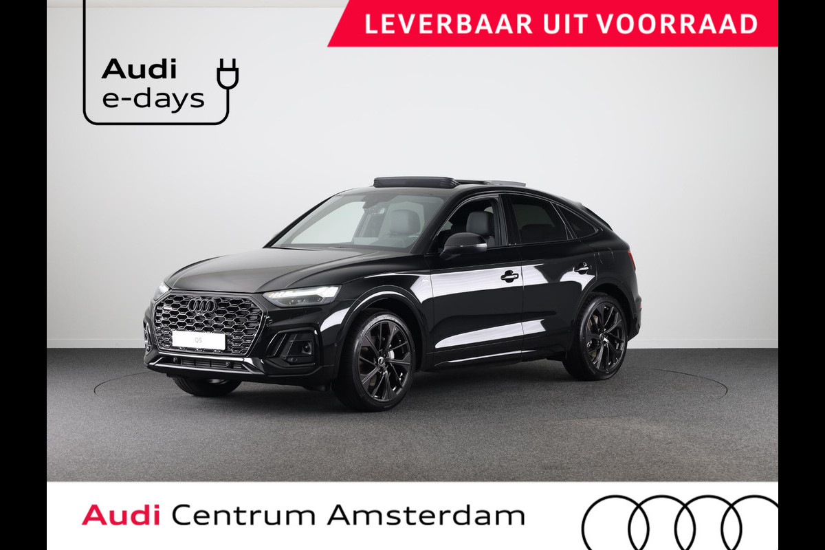 Audi Q5 Sportback S edition Competition 50 TFSI e 299pk | Luchtvering | Panoramadak | B&O | ACC | 360 camera | Assistentiepakket | Matrix LED Audi Q5 Sportback S edition Competition 50 TFSI e 299pk | Luchtvering | Panoramadak | B&O | ACC | 360 camera | Assistentiepakket | Matrix LED