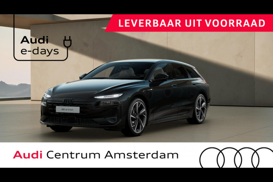 Audi A6 Avant e-tron S edition 83 kWh privacy glass, LM velgen 21", winterpakket, leder interieur