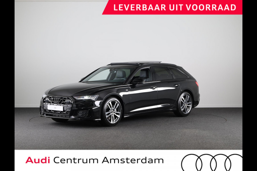 Audi A6 Avant 40 TFSI S edition Competition 204pk | Private lease vanaf € 1.140,- per maand | Panoramadak, achteruitrijcamera, Optiekpakket zwart plus, stoelverwarming voorin, variabele hoofdsteunen