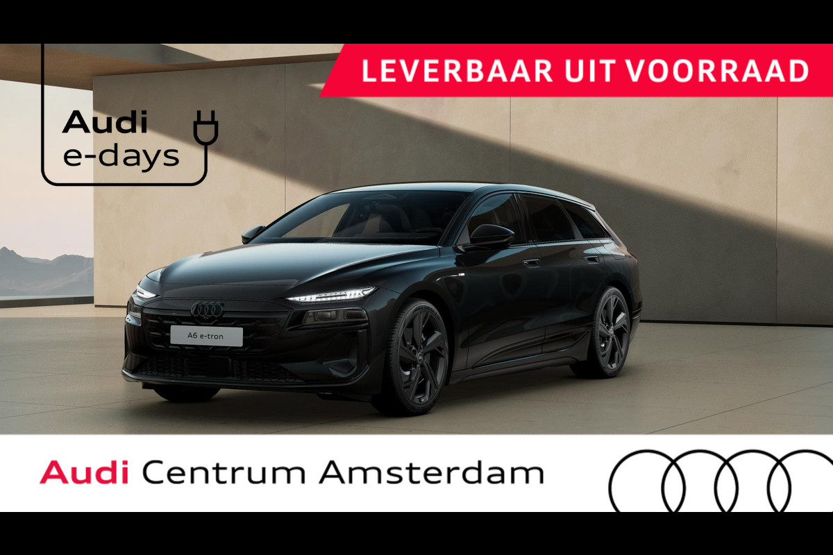 Audi A6 Avant S edition e-tron 270kW/367pk 100kWh Avant Elektris Tech Pro pakket, panoramadak, winterpakket, privacy glass Audi A6 Avant S edition e-tron 270kW/367pk 100kWh Avant Elektris Tech Pro pakket, panoramadak, winterpakket, privacy glass