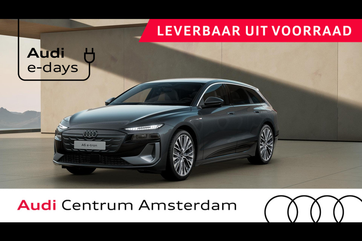 Audi A6 Avant e-tron Advanced edition 83 kWh adaptive cruise assist, MMI bijrijdersscherm, keyless entry, omgevingscamera's Audi A6 Avant e-tron Advanced edition 83 kWh adaptive cruise assist, MMI bijrijdersscherm, keyless entry, omgevingscamera's