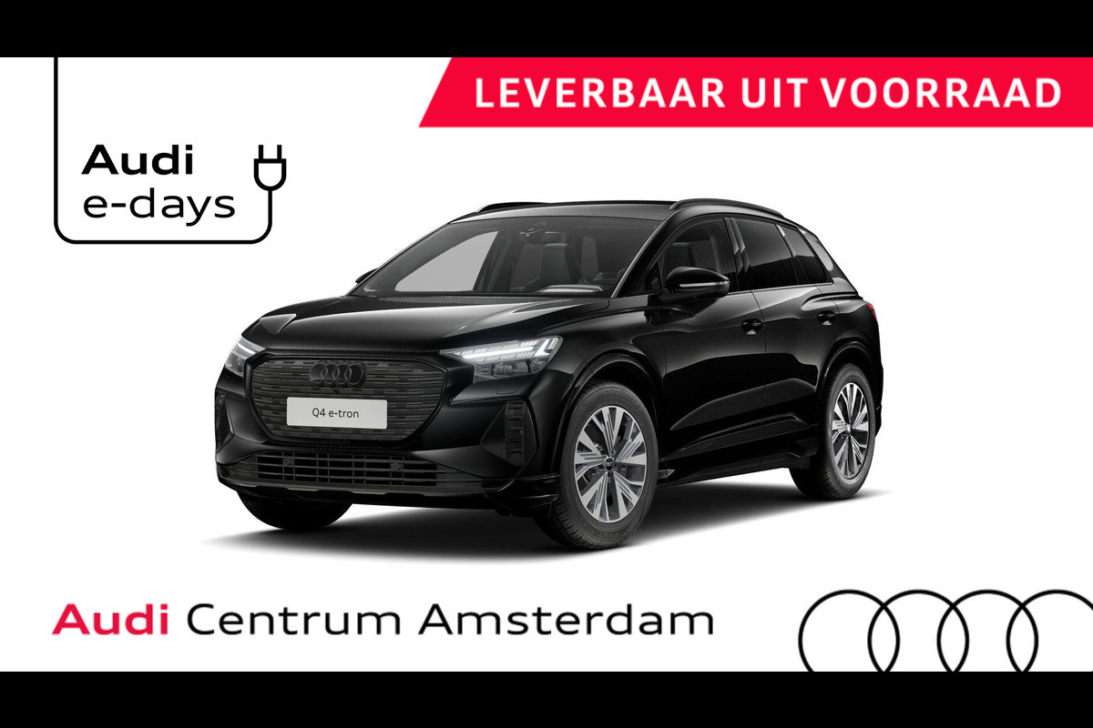 Audi Q4 e-tron 40 Advanced edition 63 kWh 204pk | Achteruitrijcamera | Assistentiepakket plus | Optiekpakket zwart plus | Privacy glas | Adaptive cruise control |