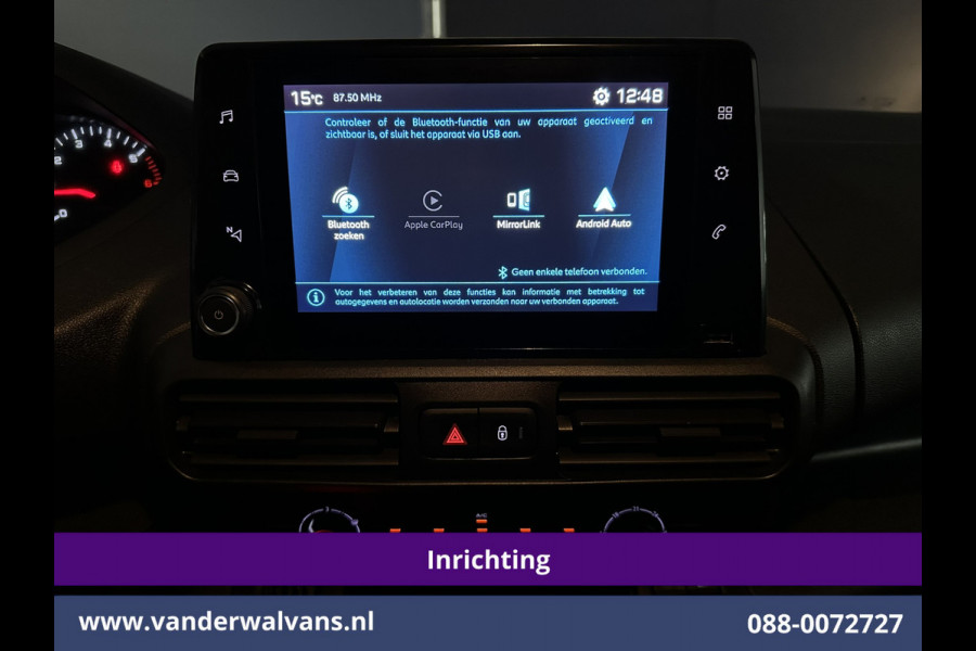 Peugeot Partner 1.6 BlueHDI 100pk L1H1 Inrichting Euro6 Airco | Imperiaal | Apple Carplay | Android Auto | Cruisecontrol Parkeersensoren