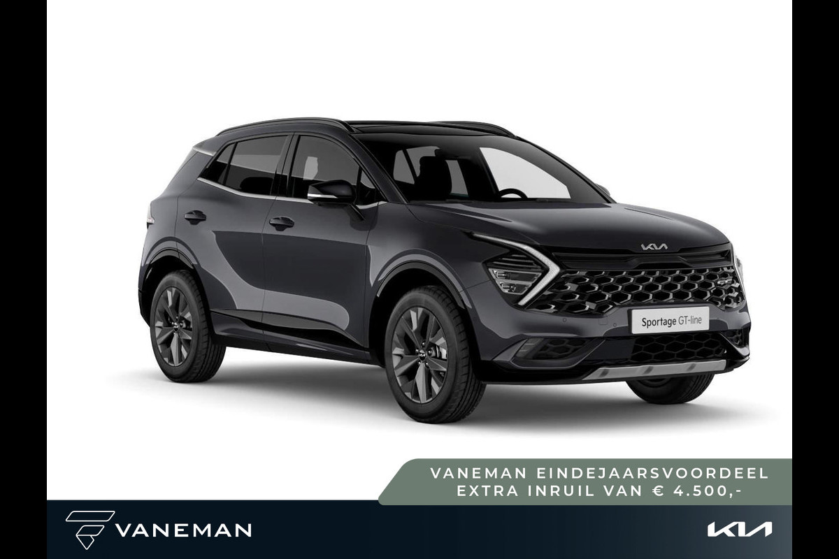Kia Sportage 1.6 T-GDi Hybrid GT-Line Limited Edition | Cruise control adaptief met Stop&Go en stuurhulp | Kunstlederen/suede bekleding | Limited Edition Kia Sportage 1.6 T-GDi Hybrid GT-Line Limited Edition | Cruise control adaptief met Stop&Go en stuurhulp | Kunstlederen/suede bekleding | Limited Edition