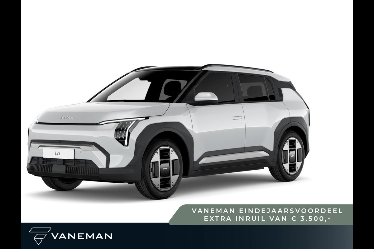 Kia EV3 Plus 81.4 kWh | Dodehoekdetectie met correctie | Lichtmetalen velgen 17" Kia EV3 Plus 81.4 kWh | Dodehoekdetectie met correctie | Lichtmetalen velgen 17"