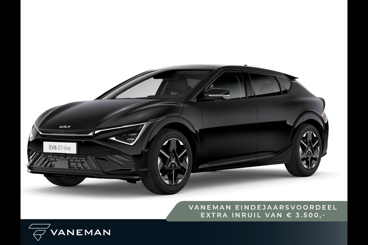 Kia Ev6 GT-Line 84 kWh | Autonomous Emergency Braking | Kunstleder/suede bekleding | Panoramadak