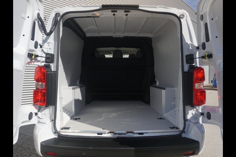 Opel Vivaro Electric 75 kWh Dubbele Cabine | 2x schuifdeur | 0% rente | 8 jaar garantie | Dynamic Surround View Pakket| Comfort Pakket | Exterieur Pakket | Winterpakket | Apple Carplay | rondom zicht camera's | LM velgen | Dodehoek detectie | parkeersensoren voor & achter | betimmering | rijklaarprijs