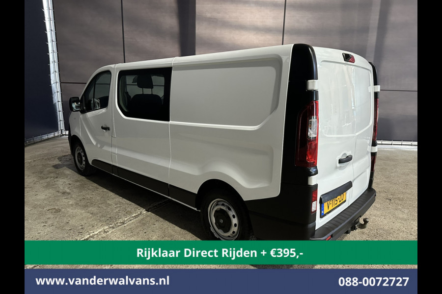 Opel Vivaro 1.6 CDTI 126pk L2H1 Dubbele Cabine Euro6 *Rijklaar Direct Rijden* Airco | 5-Zits | Camera | Navigatie | Trekhaak Cruisecontrol, Parkeersensoren