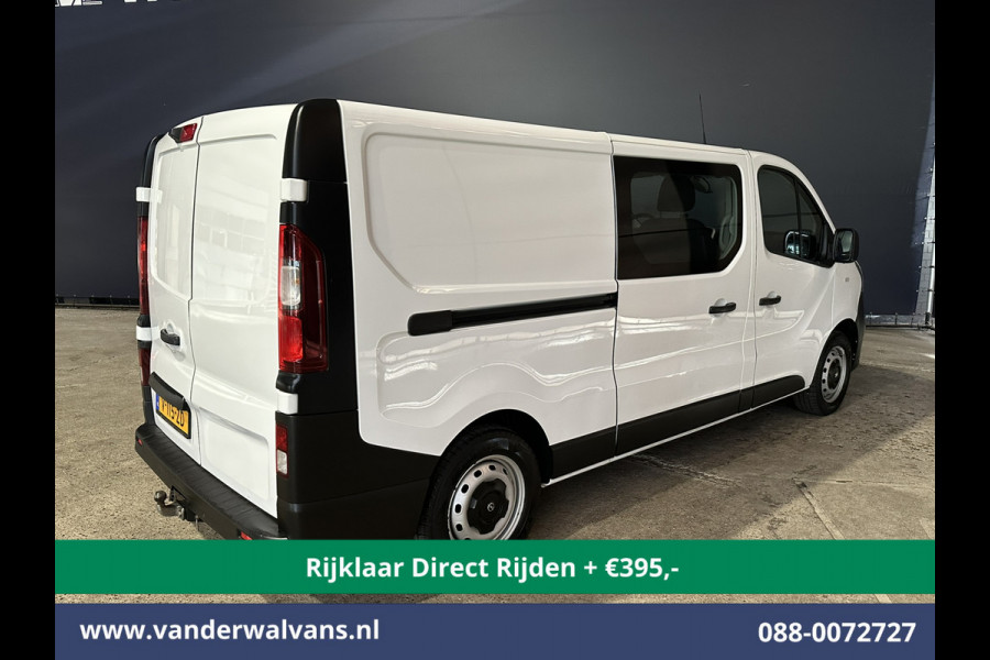 Opel Vivaro 1.6 CDTI 126pk L2H1 Dubbele Cabine Euro6 *Rijklaar Direct Rijden* Airco | 5-Zits | Camera | Navigatie | Trekhaak Cruisecontrol, Parkeersensoren