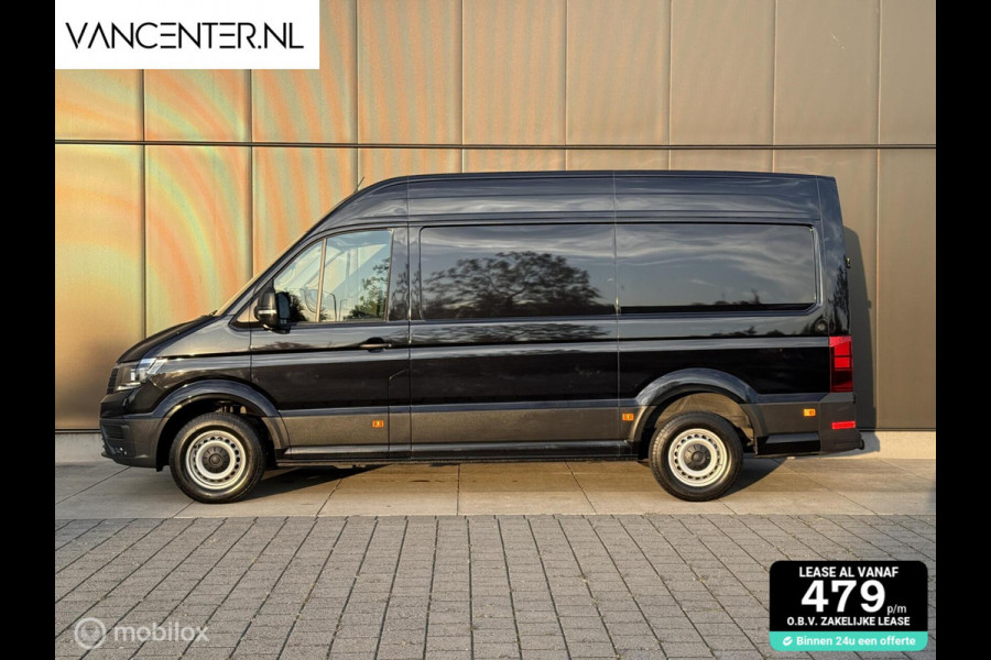 Volkswagen Crafter L3H3 140PK Automaat Carplay Zwart EURO 6