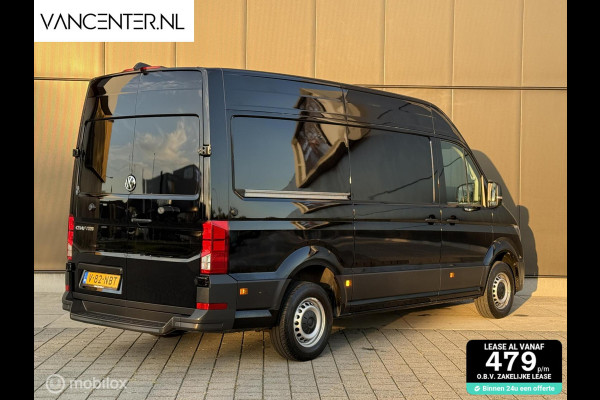 Volkswagen Crafter L3H3 140PK Automaat Carplay Zwart EURO 6