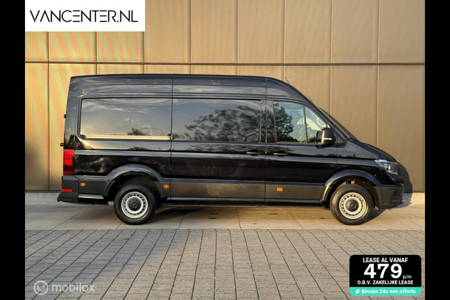 Volkswagen Crafter L3H3 140PK Automaat Carplay Zwart EURO 6