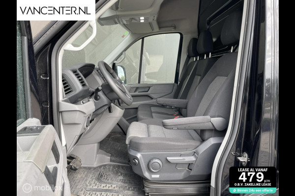 Volkswagen Crafter L3H3 140PK Automaat Carplay Zwart EURO 6
