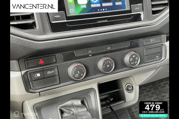 Volkswagen Crafter L3H3 140PK Automaat Carplay Zwart EURO 6