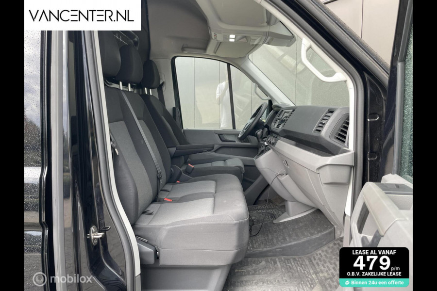 Volkswagen Crafter L3H3 140PK Automaat Carplay Zwart EURO 6