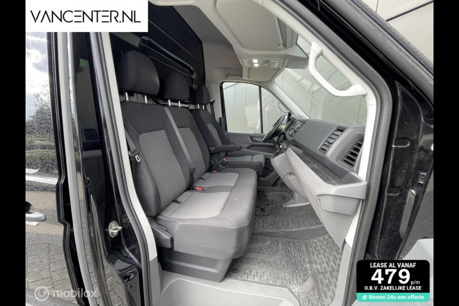 Volkswagen Crafter L3H3 140PK Automaat Carplay Zwart EURO 6