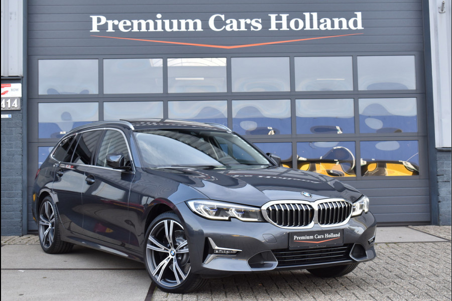 BMW 3 Serie Touring 330e xDrive 292 Pk Pano Navi Keyless Vol Leder Bruin Laser Koplampen 19 Inch