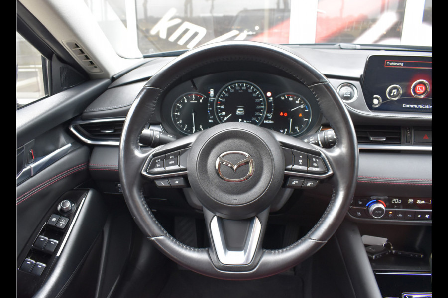 Mazda 6 Sportbreak 2.0 SA G 165 Luxury Automaat  / Navi / Adap. Cruise / 19" LM / Carplay / Cameras / Keyless / Stoelverw. + ventilatie