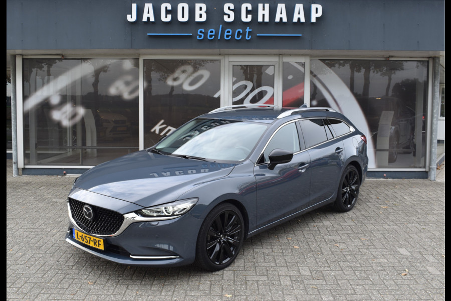 Mazda 6 Sportbreak 2.0 SA G 165 Luxury Automaat  / Navi / Adap. Cruise / 19" LM / Carplay / Cameras / Keyless / Stoelverw. + ventilatie