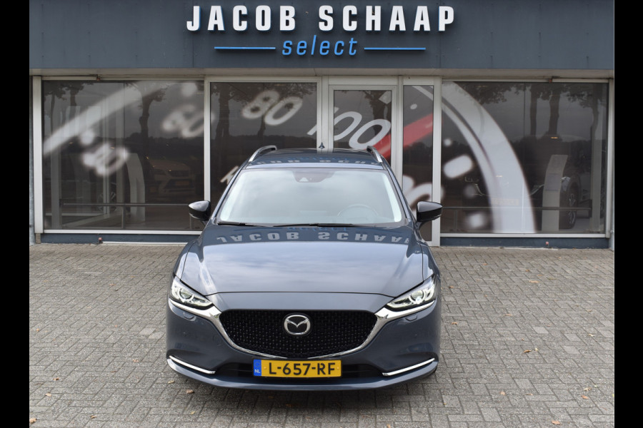 Mazda 6 Sportbreak 2.0 SA G 165 Luxury Automaat  / Navi / Adap. Cruise / 19" LM / Carplay / Cameras / Keyless / Stoelverw. + ventilatie