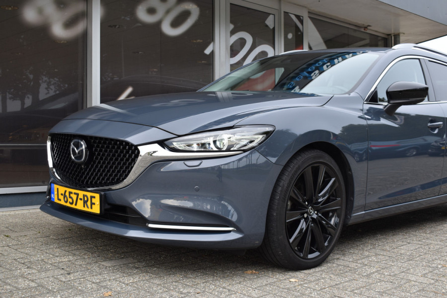 Mazda 6 Sportbreak 2.0 SA G 165 Luxury Automaat  / Navi / Adap. Cruise / 19" LM / Carplay / Cameras / Keyless / Stoelverw. + ventilatie