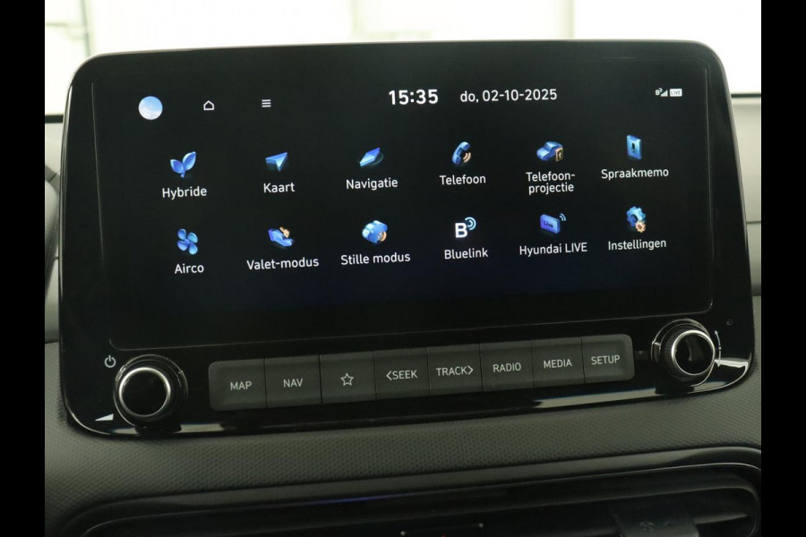 Hyundai Kona 1.6 GDI HEV Fashion | Head-Up | Adaptive cruise | Camera | Carplay | Krell Audio | Keyless | Navigatie | Digital Cockpit | Climate control