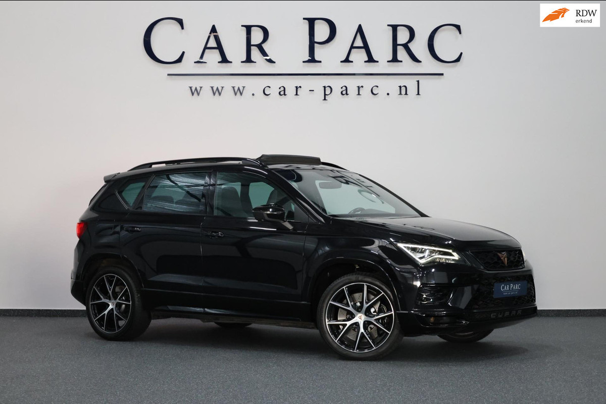 CUPRA Ateca 2.0 TSI 4DRIVE 300+PK LED/VIRTUAL/SFEER/BEATS/PANO/KUIP+ALCANTARA+S.VERWARMING/19" LMV/CAM/ACC/ECC/12 MDN GARANTIE!