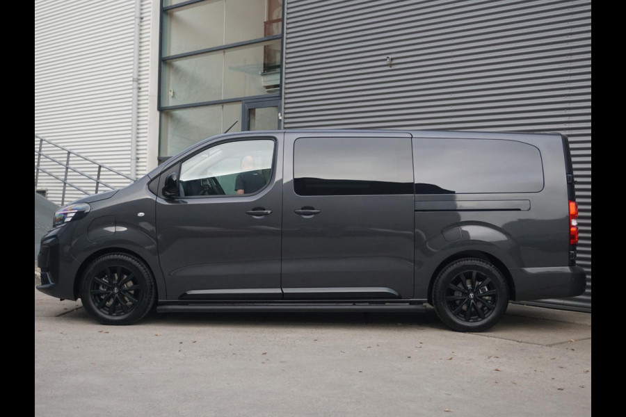 Opel Vivaro Electric 75 kWh Dubbele Cabine | 2x schuifdeur | Surround View NAV Pakket | Winterpakket | Exterieur pakket | Comfort Pakket  | Betimmering | LM velgen | RVS sidebars | Full Eco LED verlichting | rijklaarprijs