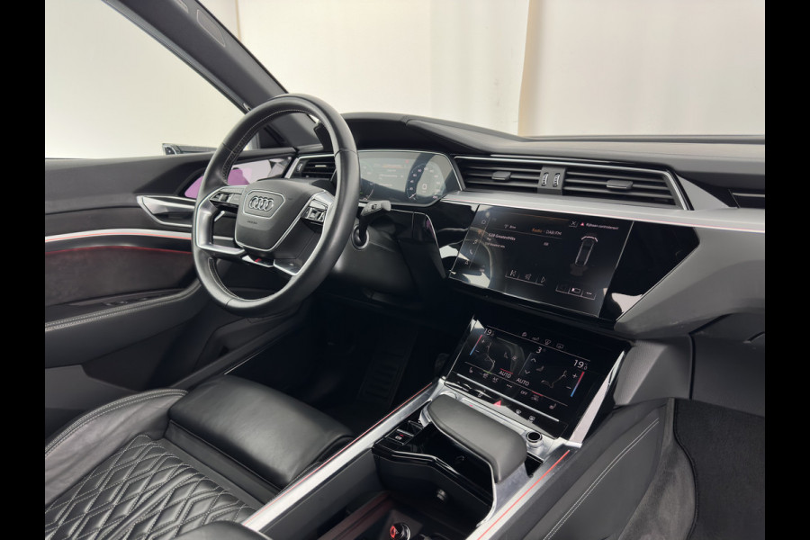 Audi e-tron Sportback 55 Quattro S-Line 95 kWh [ 3-Fase ] {SOH-92%} (INCL-BTW) *PANO | VIRTUAL-MIRRORS | AUDI-DESIGN-LEATHER | ADAPTIVE-CRUISE | TOP-VIEW |  BANG/OLUFSEN-SURROUND | MEMORY-PACK | KEYLESS | HEATED-SPORTSEATS | DIGI-COCKPIT | NAVI-FULLMAP | ...