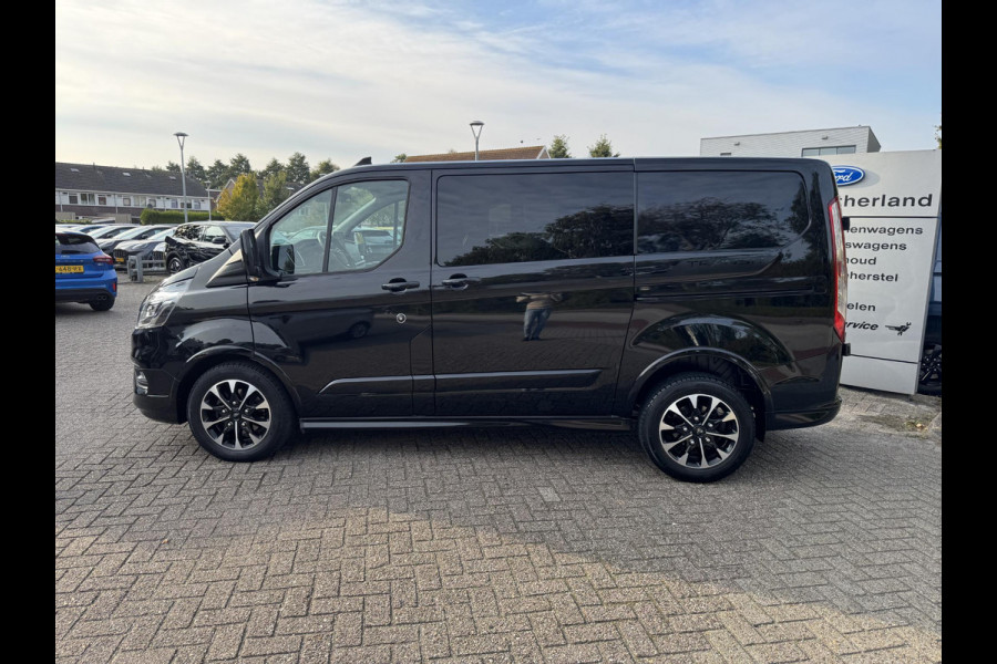 Ford Transit Custom 320 2.0 TDCI L1H1 Sport DC | SCI | 185pk Automaat | Dubbele Cabine | Winter Pack | Trekhaak | Bi-Xenon | Navigatie |