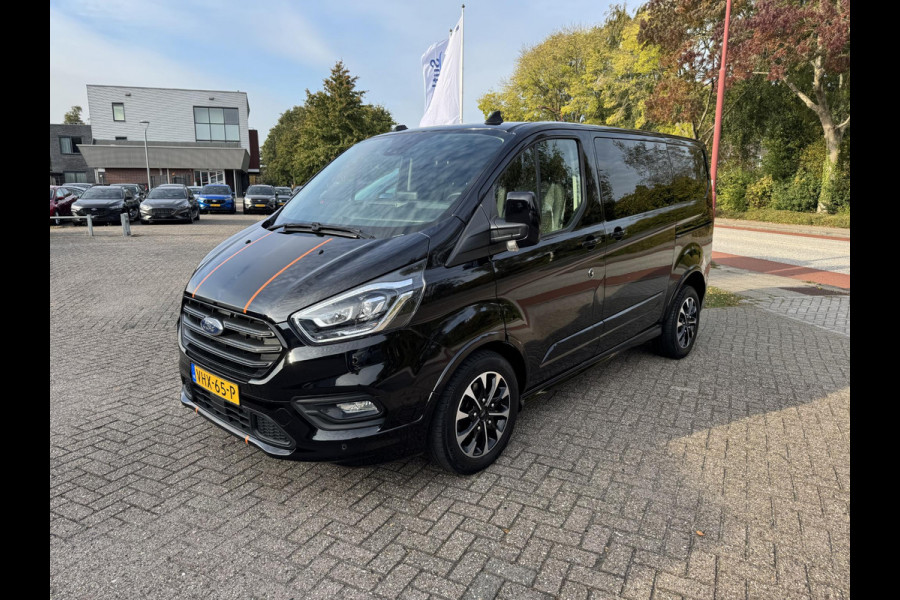 Ford Transit Custom 320 2.0 TDCI L1H1 Sport DC | SCI | 185pk Automaat | Dubbele Cabine | Winter Pack | Trekhaak | Bi-Xenon | Navigatie |