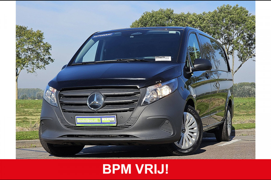 Mercedes-Benz Vito 114 CDI L3 Automaat Achterdeuren Airco 143Pk Euro6 Nieuw-Type Bpm-Vrij!