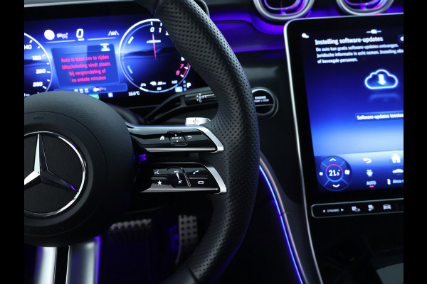 Mercedes-Benz GLC 300 e 4MATIC AMG Plug-In Hybride | AMG Line | Night Pakket | Trekhaak | Alarm Klasse 3 | Distronic | Memory Voorstoelen | Stuur en Stoelverwarming. Inclusief 24 maanden MB Certified garantie voor Europa.
