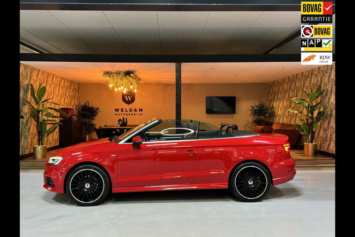 Audi A3 Cabriolet 1.4 TFSI S-Line Garantie NekVW StoelVW Clima Navi Xenon Led Velgen Rijklaar