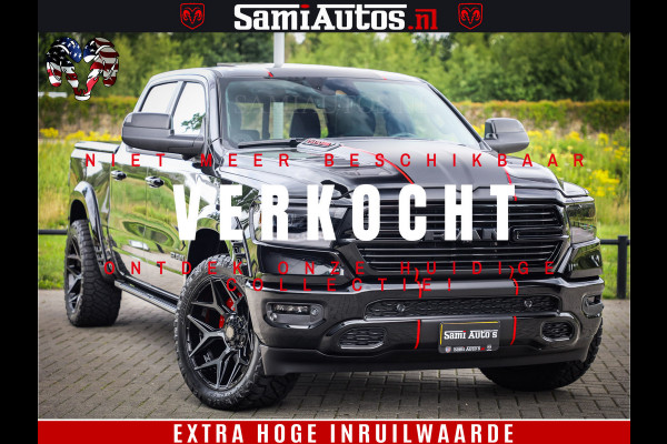 Dodge Ram 1500 GT EDITION | 5.7 V8 HEMI | VIRTUAL COCKPIT | HEAD-UP | ADAPTIVE CRUISE | 360 CAMERA | TRX PACK | Comfortabele Dubbele Cabine met Royale 5 Zitplaatsen | BPM vrij BPM vrij | Nu Leverbaar uit Voorraad | Voorraad Nr 2436