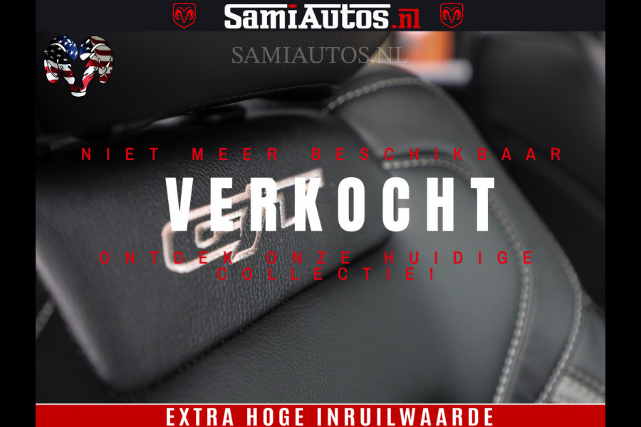 Dodge Ram 1500 GT EDITION | 5.7 V8 HEMI | VIRTUAL COCKPIT | HEAD-UP | ADAPTIVE CRUISE | 360 CAMERA | TRX PACK | Comfortabele Dubbele Cabine met Royale 5 Zitplaatsen | BPM vrij BPM vrij | Nu Leverbaar uit Voorraad | Voorraad Nr 2436