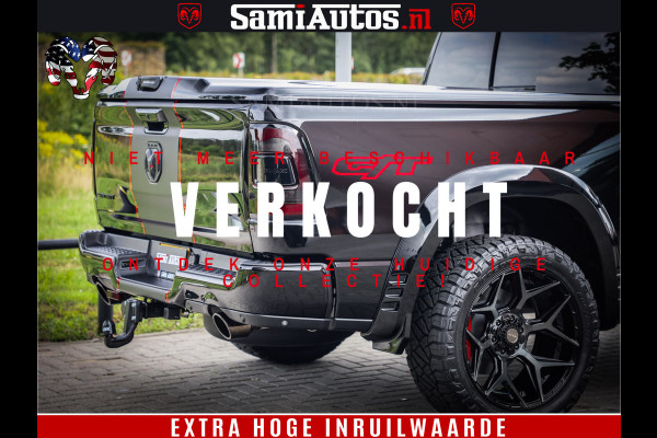 Dodge Ram 1500 GT EDITION | 5.7 V8 HEMI | VIRTUAL COCKPIT | HEAD-UP | ADAPTIVE CRUISE | 360 CAMERA | TRX PACK | Comfortabele Dubbele Cabine met Royale 5 Zitplaatsen | BPM vrij BPM vrij | Nu Leverbaar uit Voorraad | Voorraad Nr 2436