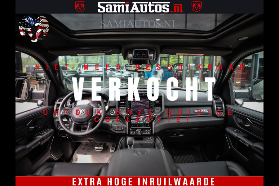 Dodge Ram 1500 GT EDITION | 5.7 V8 HEMI | VIRTUAL COCKPIT | HEAD-UP | ADAPTIVE CRUISE | 360 CAMERA | TRX PACK | Comfortabele Dubbele Cabine met Royale 5 Zitplaatsen | BPM vrij BPM vrij | Nu Leverbaar uit Voorraad | Voorraad Nr 2436
