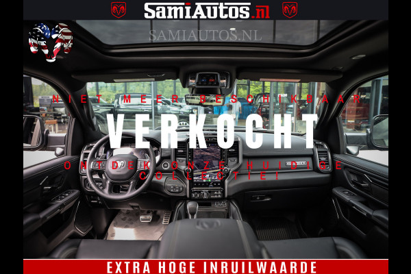 Dodge Ram 1500 GT EDITION | 5.7 V8 HEMI | VIRTUAL COCKPIT | HEAD-UP | ADAPTIVE CRUISE | 360 CAMERA | TRX PACK | Comfortabele Dubbele Cabine met Royale 5 Zitplaatsen | BPM vrij BPM vrij | Nu Leverbaar uit Voorraad | Voorraad Nr 2436