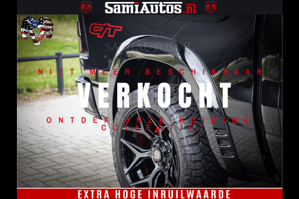 Dodge Ram 1500 GT EDITION | 5.7 V8 HEMI | VIRTUAL COCKPIT | HEAD-UP | ADAPTIVE CRUISE | 360 CAMERA | TRX PACK | Comfortabele Dubbele Cabine met Royale 5 Zitplaatsen | BPM vrij BPM vrij | Nu Leverbaar uit Voorraad | Voorraad Nr 2436