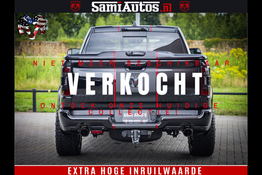 Dodge Ram 1500 GT EDITION | 5.7 V8 HEMI | VIRTUAL COCKPIT | HEAD-UP | ADAPTIVE CRUISE | 360 CAMERA | TRX PACK | Comfortabele Dubbele Cabine met Royale 5 Zitplaatsen | BPM vrij BPM vrij | Nu Leverbaar uit Voorraad | Voorraad Nr 2436